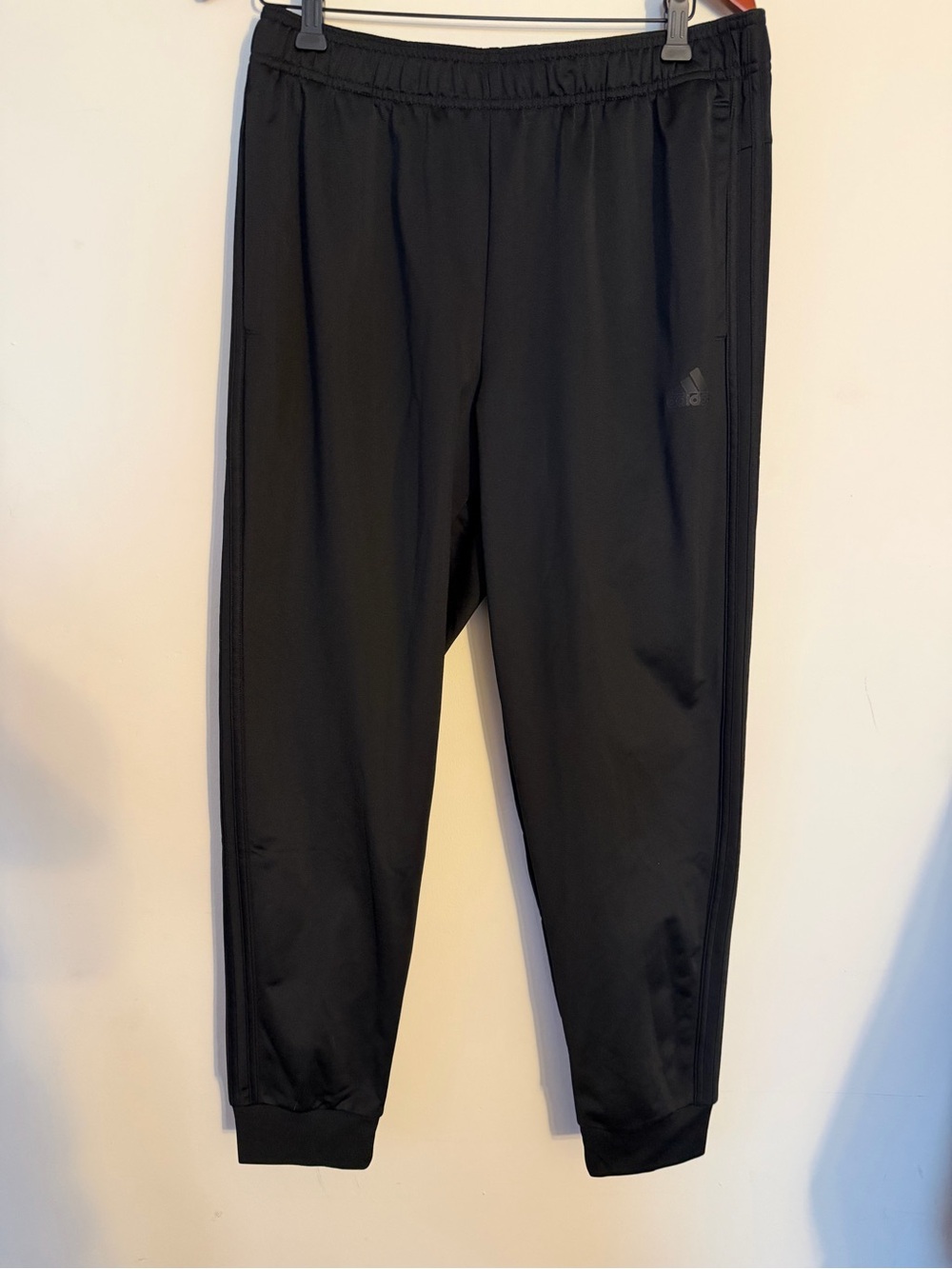 adidas Kids Black Jogger Sweatpants with Subtle Logo